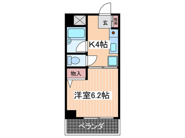 ル－ビンス観音ビルの物件間取画像